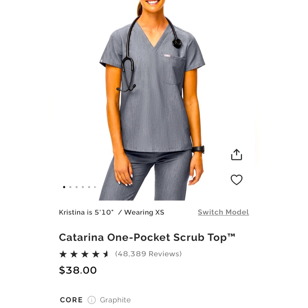 Figs Graphite Scrub Set